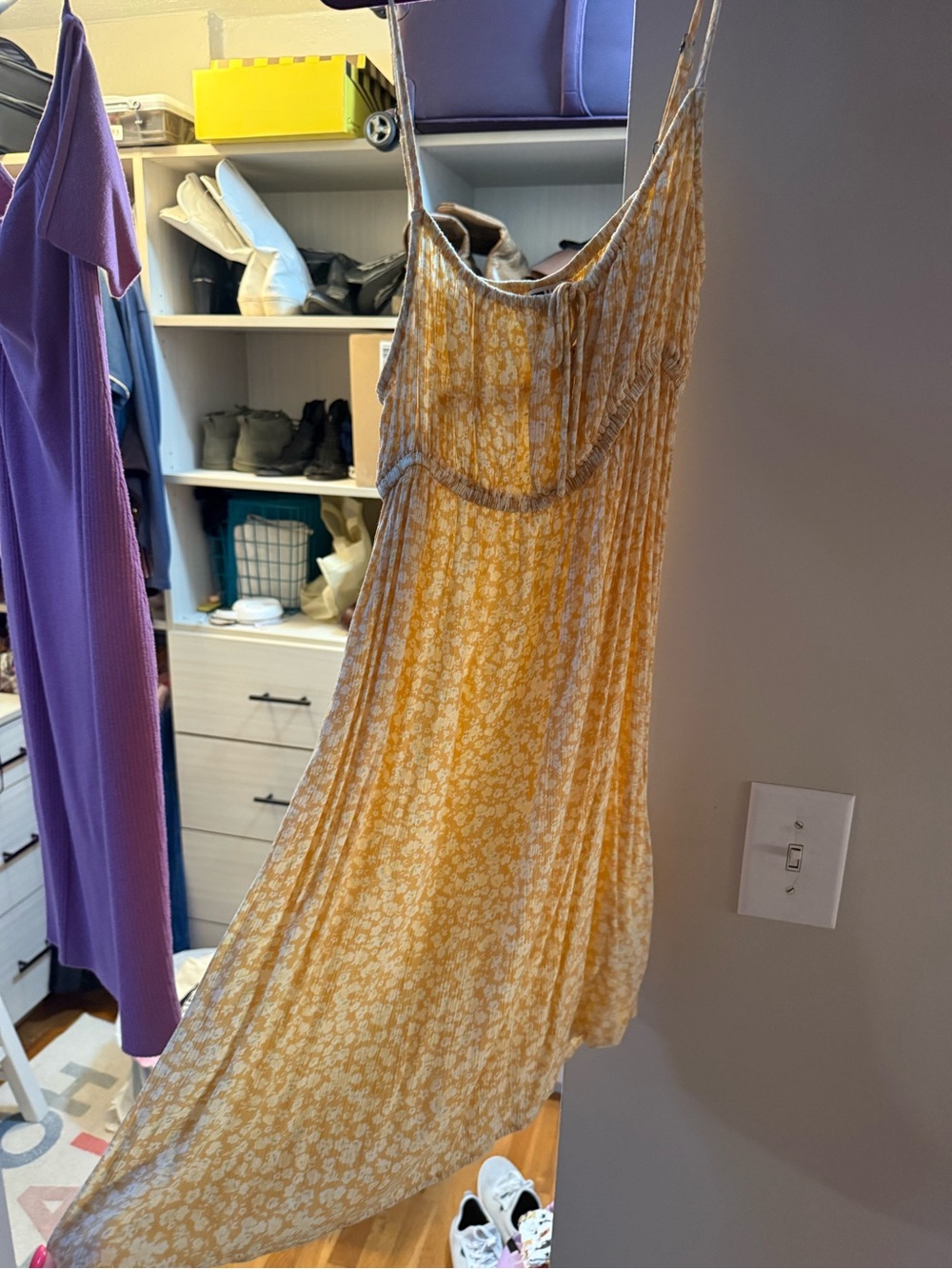 Billabong Yellow Floral Dress